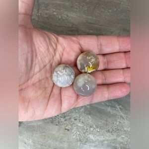 Flower Agate Sphere - Intuitively Choosen